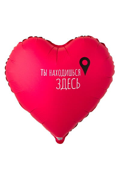 Шар Ты находишься здесь гео-точка 45 см (18