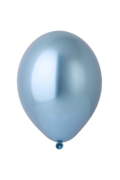 Шар хром Glossy голубой 35 см (14