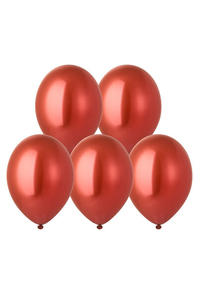 Шар хром Glossy красный 35 см (14
